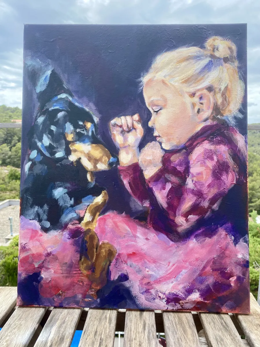 Day Dreaming original painting