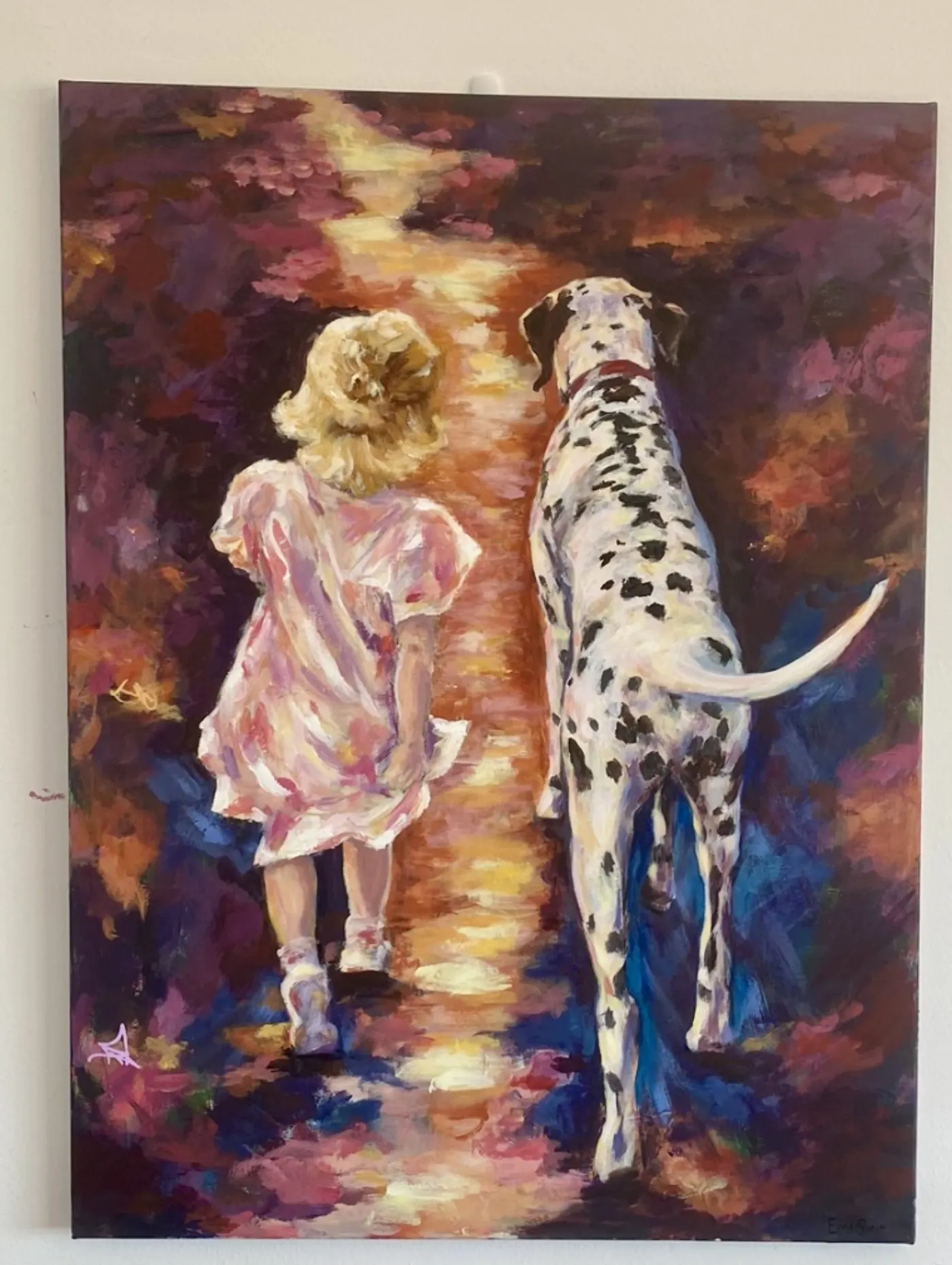 The Golden Path original painting by Emma-Sofia